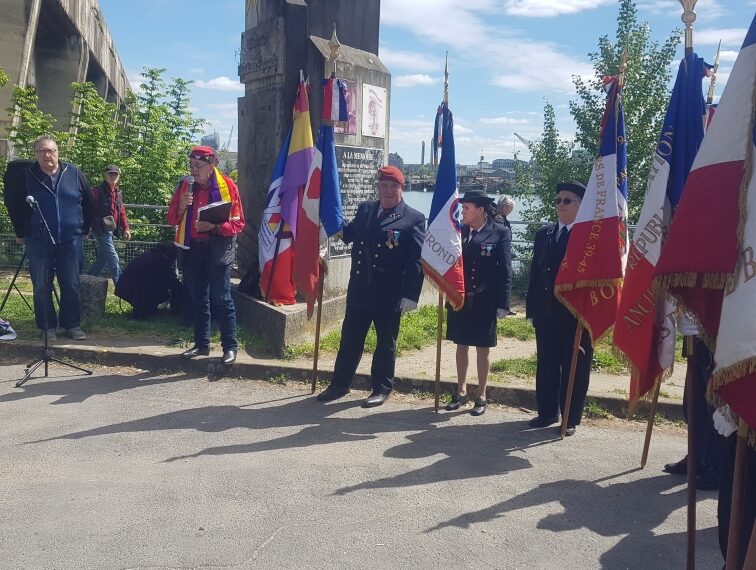 Commémoration du 95éme anniversaire   de la 2éme république espagnole à Bordeaux.