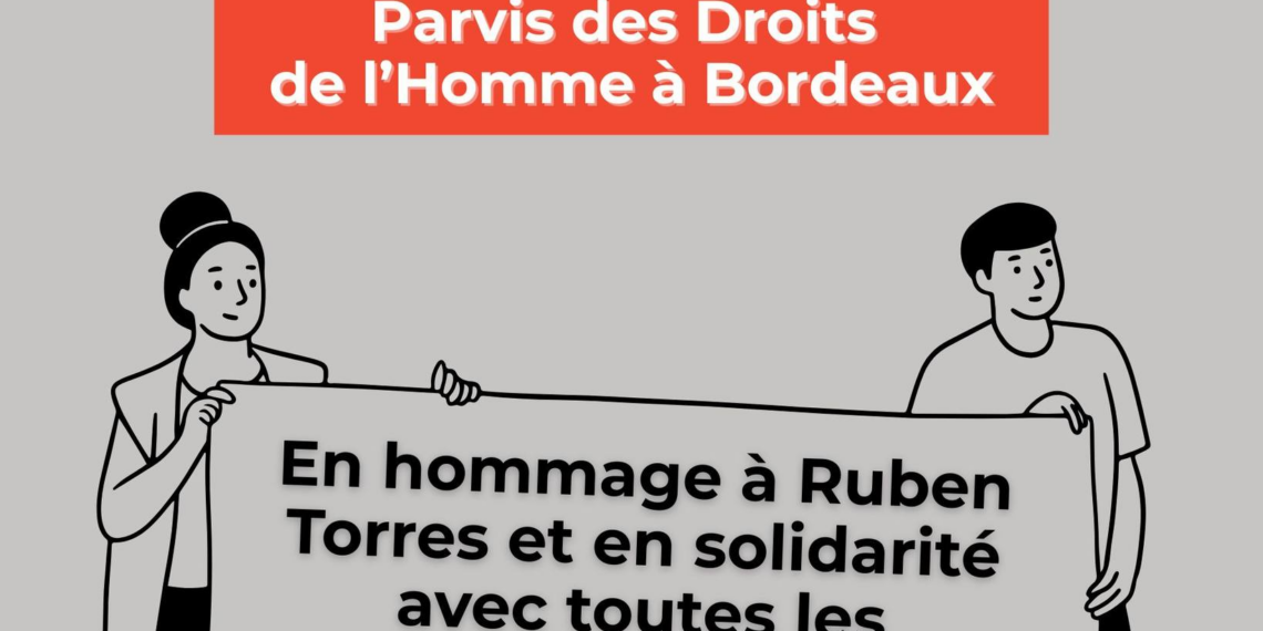 Appel à manifester pour Ruben sous OQTF renvoyé dans son pays où il a été assassiné.