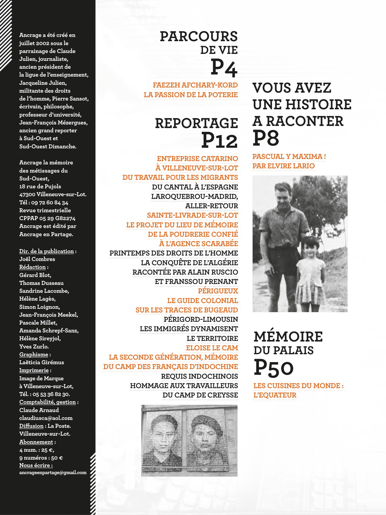 Ancrage - pages intérieures